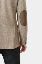 Veste plastron amovible en tweed faux-uni - Jerem