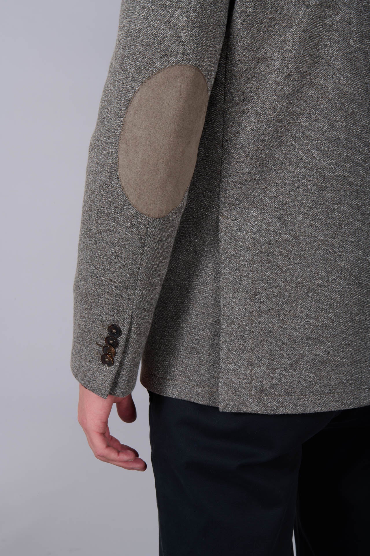 Veste souple en laine vierge mélangée Jerem, double fente d'aisance, entièrement doublée