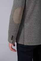 Veste souple en laine vierge mélangée Jerem, double fente d'aisance, entièrement doublée