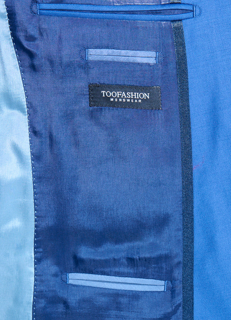 Veste de costume ajustée et bi-stretch Jerem, simple boutonnage