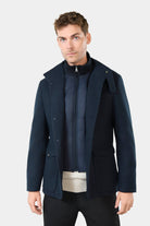 Veste de ville poches, drap de laine Jerem, boutons de poignet, double fente d'aisance