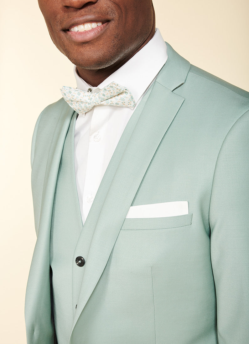 Veste de costume ajustée et bi-stretch en laine mélangée Jerem, entièrement doublée, simple boutonnage