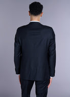 Veste de costume ajustée et bi-stretch en laine mélangée Jerem, fente d'aisance au dos