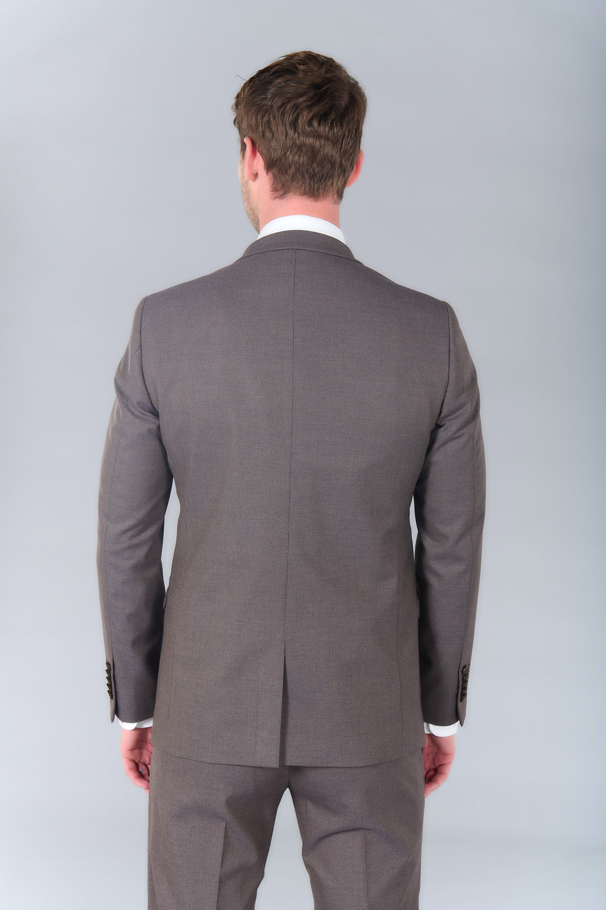 Veste de costume ajustée et stretch motif subtile Jerem, coupe ajustée