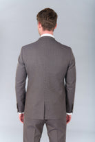 Veste de costume ajustée et stretch motif subtile Jerem, coupe ajustée