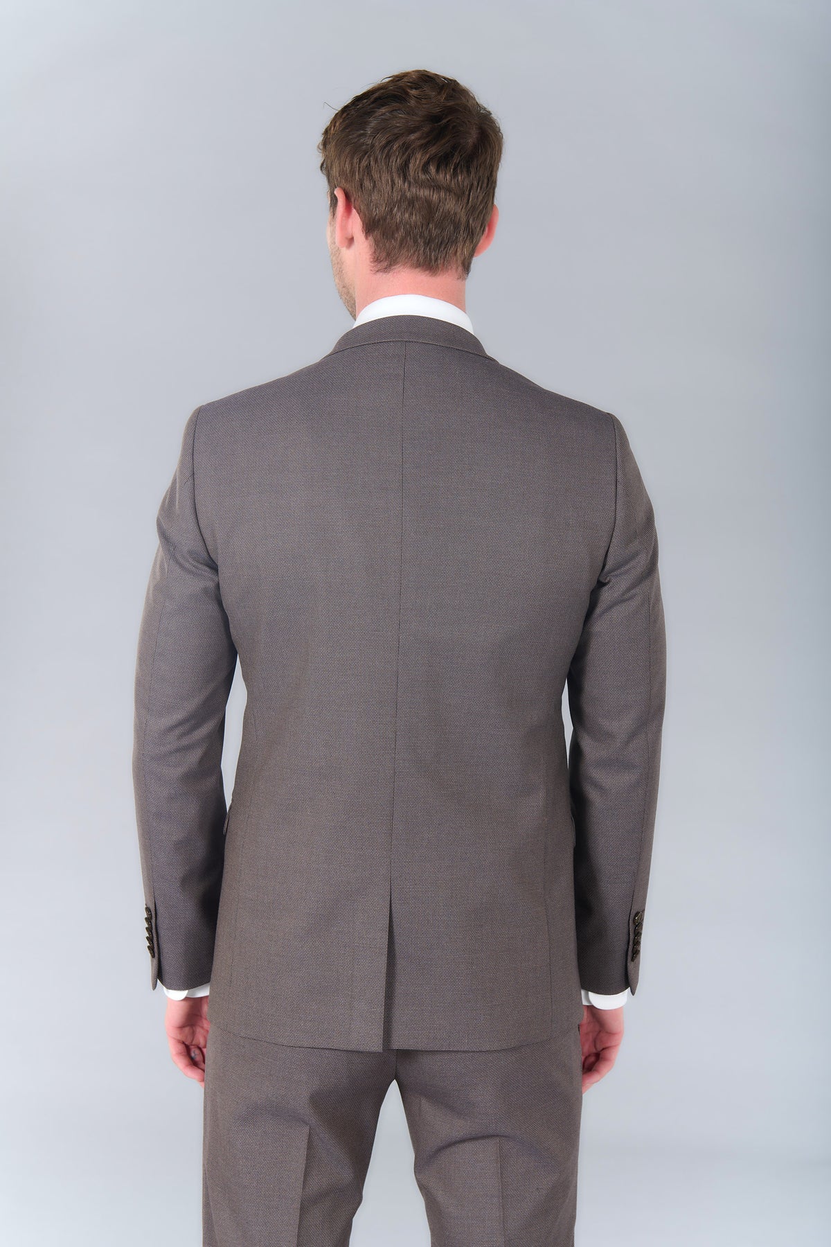 Veste de costume ajustée et stretch motif subtile Jerem, coupe ajustée