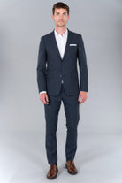 Veste de costume ajustée et stretch motif subtile Jerem, coupe ajustée, entièrement doublée