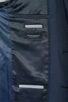 Veste de costume ajustée et stretch motif subtile Jerem, entièrement doublée, simple boutonnage