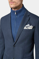 Jersey brossé — Veste plastron amovible Jerem, poche poitrine, simple boutonnage
