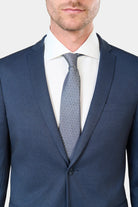 Jersey recyclé imprimé — Veste de costume extra-slim Jerem, boutons de poignet, poche poitrine