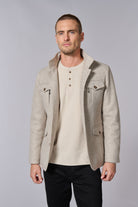 Veste de ville poches et plastron amovible Jerem, simple boutonnage, double fente d'aisance vue 5