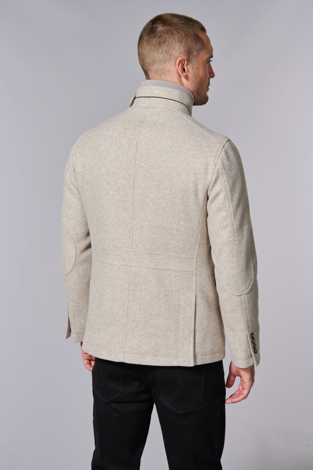 Veste de ville poches et plastron amovible Jerem, double fente d'aisance