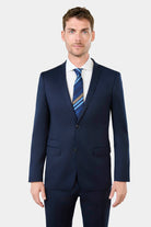 ligne toofashion 
 coupe ajustée pour un style moderne 
 le sergé de laine vierge finesse super 120’s à la finition ´ natural stretch ª assure un tombé et un confort exceptio...