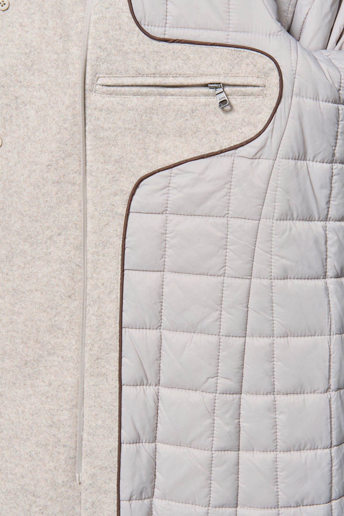 Veste de ville poches et plastron amovible Jerem, double fente d'aisance, simple boutonnage vue 6