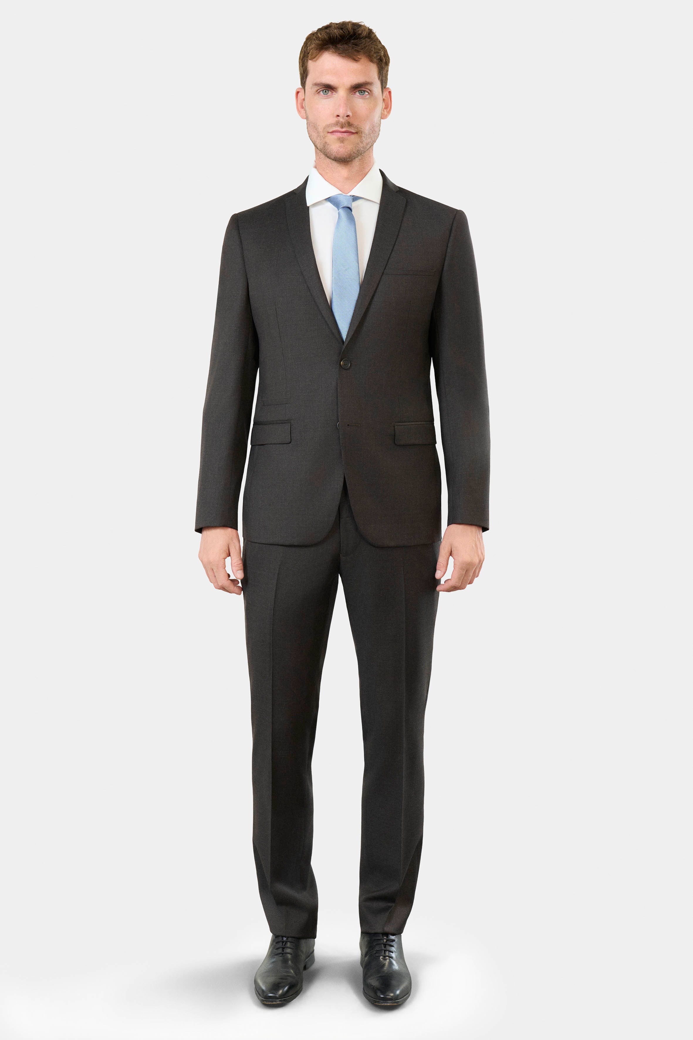 Veste de costume en laine vierge vitale Barberis Canonico Jerem, boutons de poignet, fente d'aisance au dos